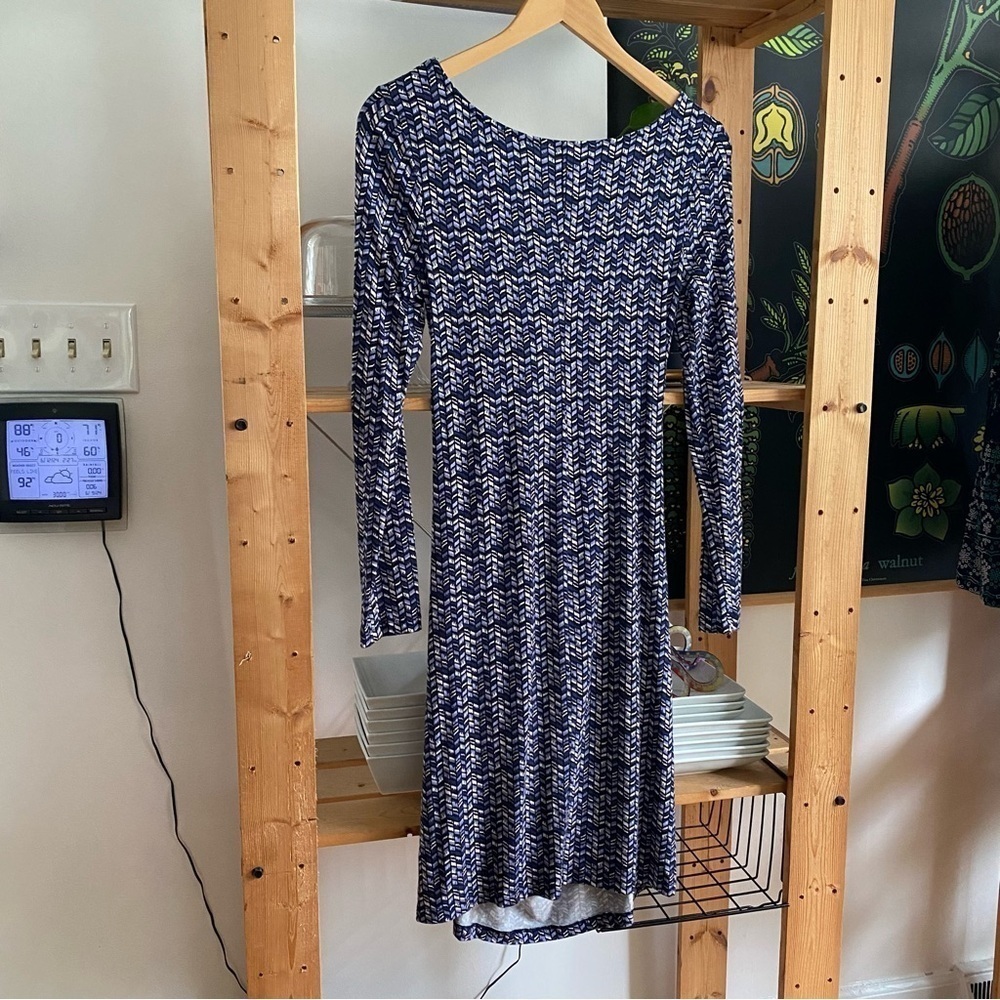 Seraphine Purple Printed Cassie Maternity Dress 6 - Picture 6 of 16